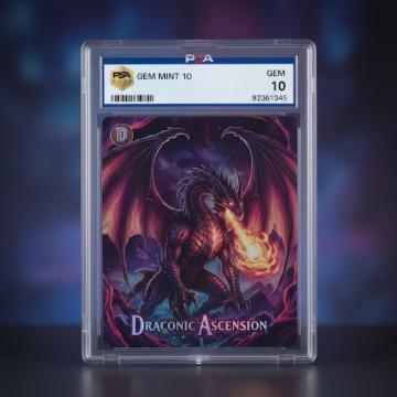 Graded Holographic Dragon Card